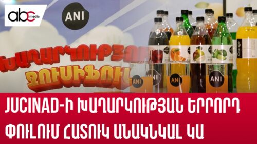 Անի Պրոդուկտը «Ջուսինադ» ապրանքանիշով խաղարկության առաջին փուլն է ամփոփել