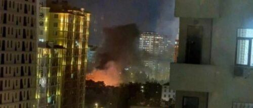 В Баку произошел мощный взрыв