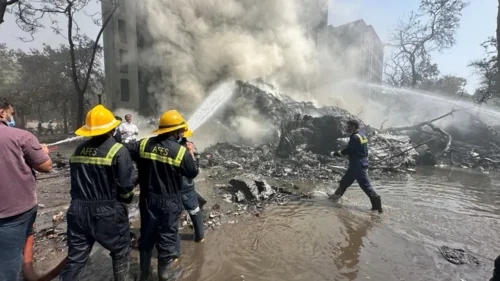 All 242 people onboard killed after plane crashes in India, says Reuters