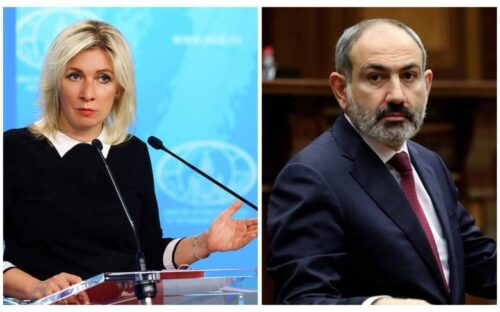 Это невероятно: Захарова об «обрезании» Пашиняна