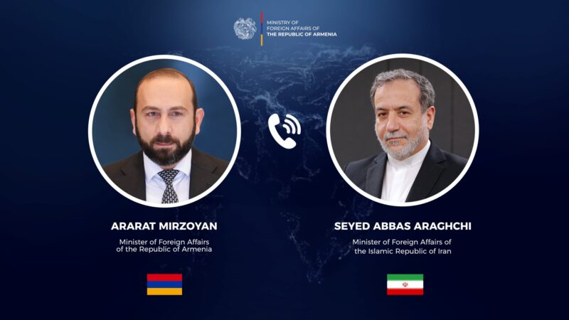 Միրզոյանը հեռախոսազրույց է ունեցել Իրանի արտգործնախարարի հետ Միրզոյանը հեռախոսազրույց է ունեցել Իրանի արտգործնախարարի հետ