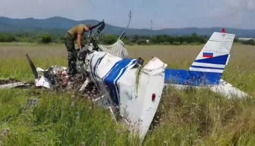 В России разбился легкомоторный самолет: пилот погиб