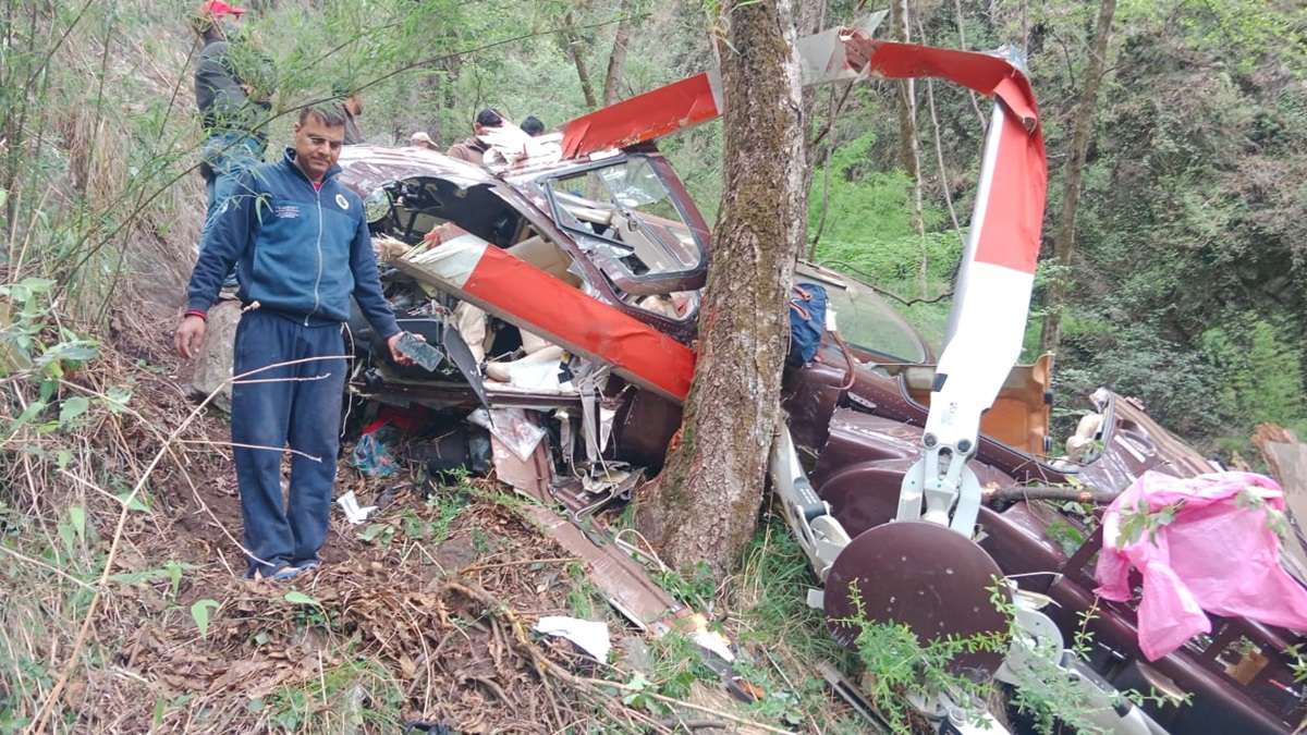 Helicopter crashes in northern India, casualties reported Helicopter crashes in northern India, casualties reported