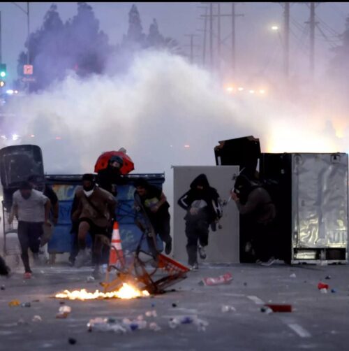 Clashes erupt in Los Angeles over immigration crackdown