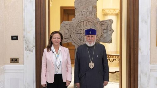 Католикос встретился с послом Ливана в Республике Армения