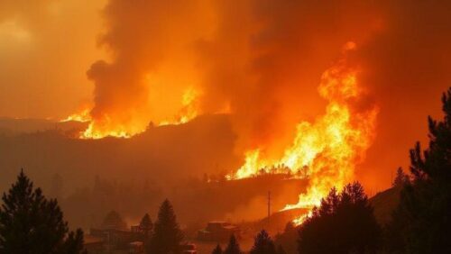 На юге Кипра бушует лесной пожар: есть погибшие и раненые