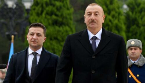 Zelenskyy congratulates Aliyev on successes achieved in Washington
