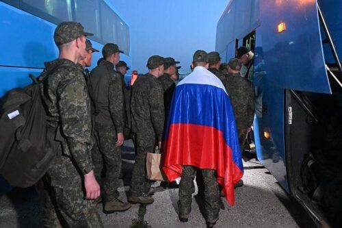 POW exchange takes place between Russia and Ukraine