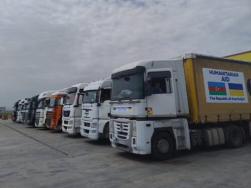 Azerbaijan sends new humanitarian aid shipment to Ukraine