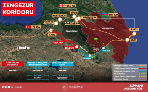 Turkey begins construction of railway toward Azerbaijan