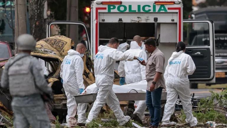 At least 18 killed in drone attack and car explosion in Colombia amid operation to destroy cocaine fields At least 18 killed in drone attack and car explosion in Colombia amid operation to destroy cocaine fields