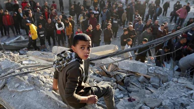 12 Palestinians killed in Israeli airstrike on Gaza school, says Al Jazeera 12 Palestinians killed in Israeli airstrike on Gaza school, says Al Jazeera