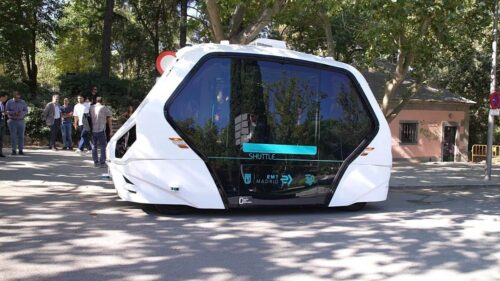 Spain’s first driverless bus tested in Madrid