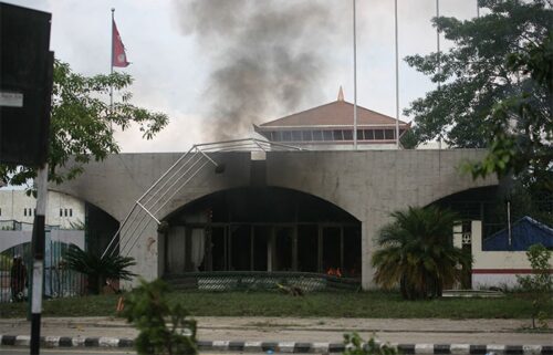 Protesters in Nepal set fire to PM’s residence and parliament building