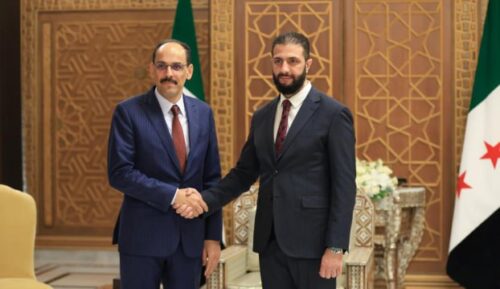 Turkey’s intelligence agency chief meets Syrian leader