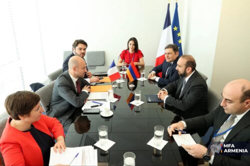 Armenia’s and France’s foreign ministers discuss Armenia–EU relations