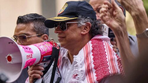 US to revoke Colombian president’s visa over pro-Palestinian rally call