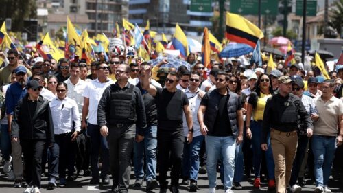 Protests in Ecuador demand president’s resignation