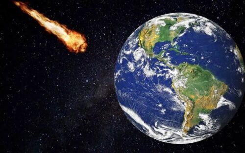 Large asteroid approaching Earth