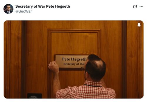 Пентагон переименован в Министерство войны: Трамп подписал указ