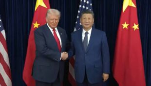 Donald Trump and Xi Jinping hold meeting