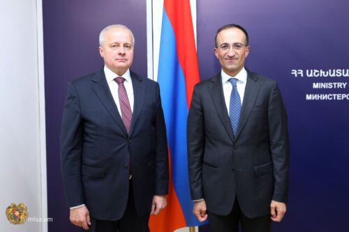 Торосян выступает за координацию поддержки Россией вынужденно перемещённых жителей Арцаха с Министерством труда и социальных вопросов