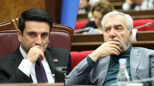 Ես էլ չունեմ խնդիր Ալեն Սիմոնյանի հետ․ Անդրանիկ Քոչարյանն ու Ալեն Սիմոնյանը չեն կարողանում ընդհանուր հայտարարի գալ 44-օրյայի զեկույցի շուրջ