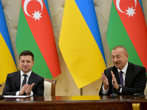 Aliyev condemns Russian strike on Azerbaijani embassy building in Kyiv, says Zelensky