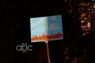 Gas mask protest held in Yerevan (photos)