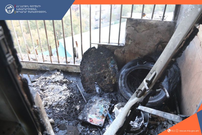 Հրդեհ՝ երևանյան բարձրահարկերից մեկում, քաղաքացուն հոսպիտալացրել են Հրդեհ՝ երևանյան բարձրահարկերից մեկում, քաղաքացուն հոսպիտալացրել են