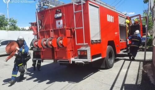 Հրդեհ Թումանյան փողոցում