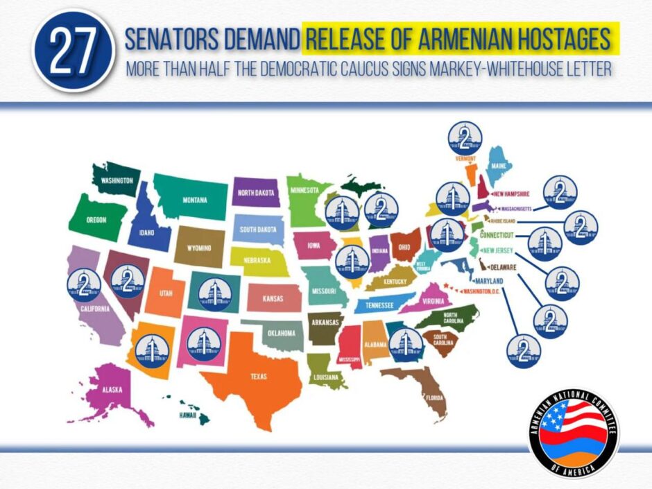 ԱՄՆ 27 սենատոր կոչ է անում պահանջել Ադրբեջանից հայ գերիների ազատ արձակումը