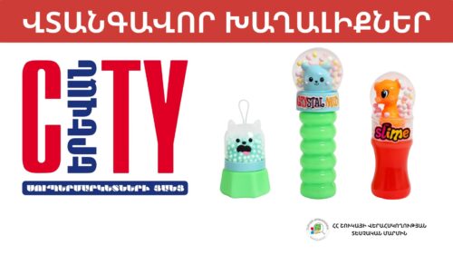 В супермаркете «Ереван-Сити» обнаружены опасные игрушки; инспекция приостановила их продажу