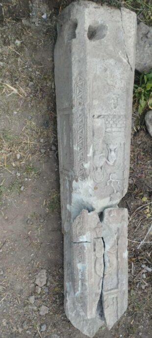 В общине Лернаовит Лорийской области при замене газовых труб обнаружен уникальный памятник раннего средневековья (фото)