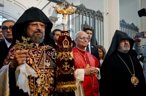 Лев XIV посетил Армянскую церковь и передал приветствие Его Святейшеству