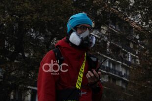 Gas mask protest held in Yerevan (photos)