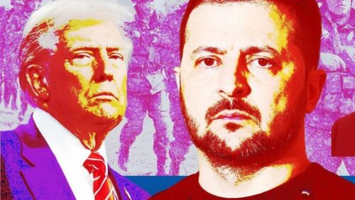 Обыски и антикоррупционный скандал в окружении Зеленского на фоне падения рейтинга и «принуждения к миру» Трампа