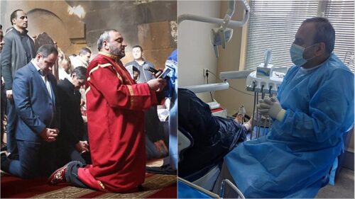 Ո՞վ է Հովհաննավանքում շապիկ հագած և խորան բարձրացած տղամարդը