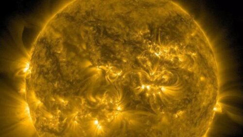 Year’s largest solar flare occurring on Sun