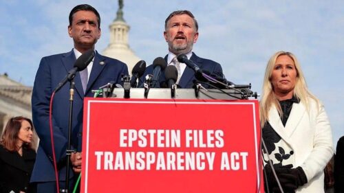 US Congress approves bill to release Epstein documents