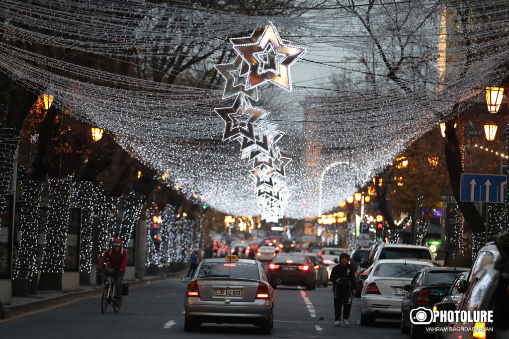 Ряд центральных улиц Еревана будет закрыт вечером 31 декабря Ряд центральных улиц Еревана будет закрыт вечером 31 декабря