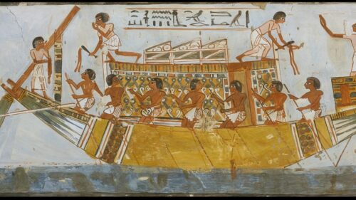 2,000-year-old party boat discovered off Alexandria found