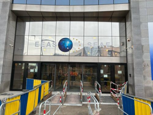 Belgian police conduct raids at EU diplomatic service headquarters