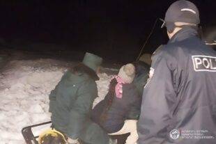 Փրկարարները բուժօգնության կարիք ունեցող երեխաներին ձնագնացով մոտեցրել են շտապօգնության մեքենային