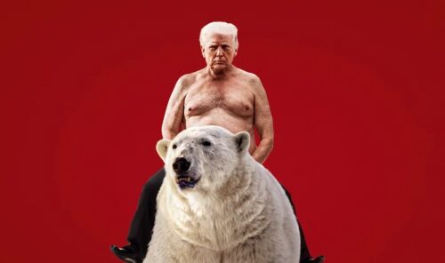 Դոնալդ Թրամփից եկող իրական վտանգը․ The Economist-ը պատկերել է Թրամփին՝ սպիտակ արջի վրա նստած