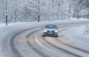 На всех автомагистралях республики ожидается гололедица