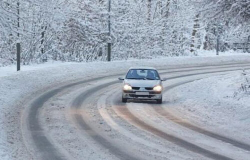 На всех автомагистралях республики ожидается гололедица