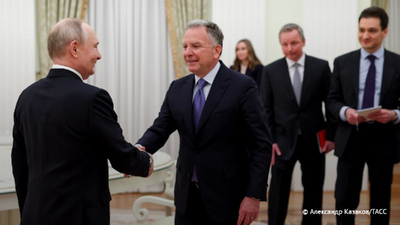 Putin meets US envoy for 3.5 hours Putin meets US envoy for 3.5 hours