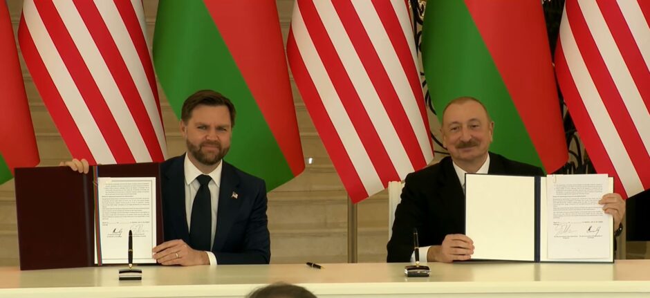 Ադրբեջանի և ԱՄՆ-ի միջև ստորագրվեց Ռազմավարական գործընկերության մասին խարտիա