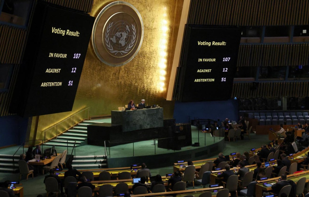 Հայաստանը և ԱՄՆ-ն ձեռնպահ են մնացել Ուկրաինայի վերաբերյալ հակառուսական բանաձևի քվեարկությունից Հայաստանը և ԱՄՆ-ն ձեռնպահ են մնացել Ուկրաինայի վերաբերյալ հակառուսական բանաձևի քվեարկությունից